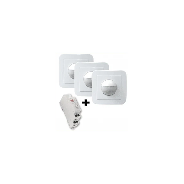 Pack rénovation 3 détecteurs et 1 minuterie BEG 40114