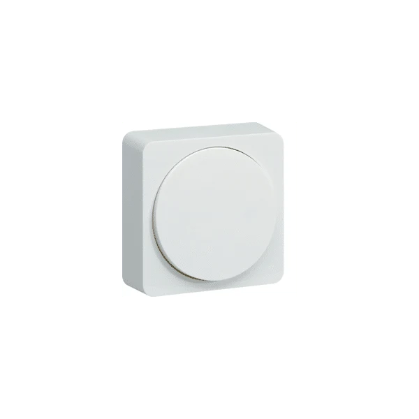 Ateha Interrupteur va-et-vient/poussoir interBP complet Hager WJC001B