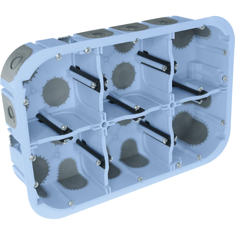 Boîte d'encastrement 2x3 postes XL Air'métic p.50mm Eurohm 51020