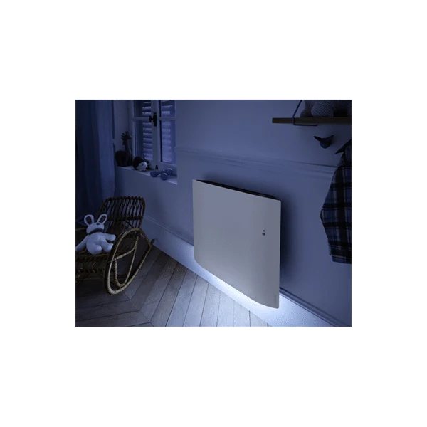 Radiateur électrique connecté Divali 1250W - horizontal blanc - Atlantic 507611