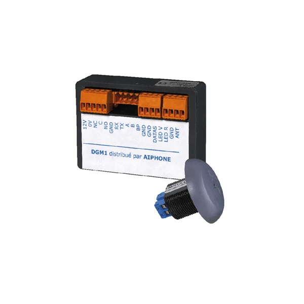 Centrale VIGIK une porte - 12 VDC / VAC - 200 badges Aiphone DGM1
