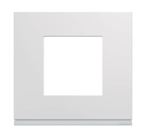 Hager Plaque gallery plastique injecté 1 poste pure WXP0002