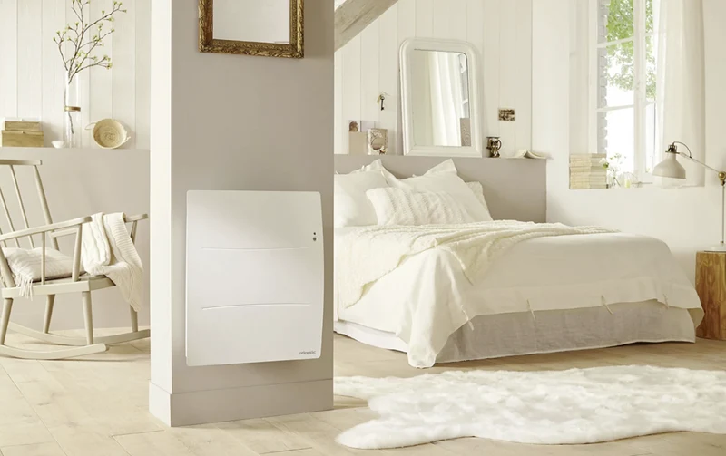 Radiateur électrique AGILIA 2000 W connecté blanc horizontal - Atlantic 503120