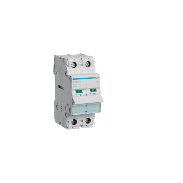 Interrupteur 2X40A HAGER SBN240