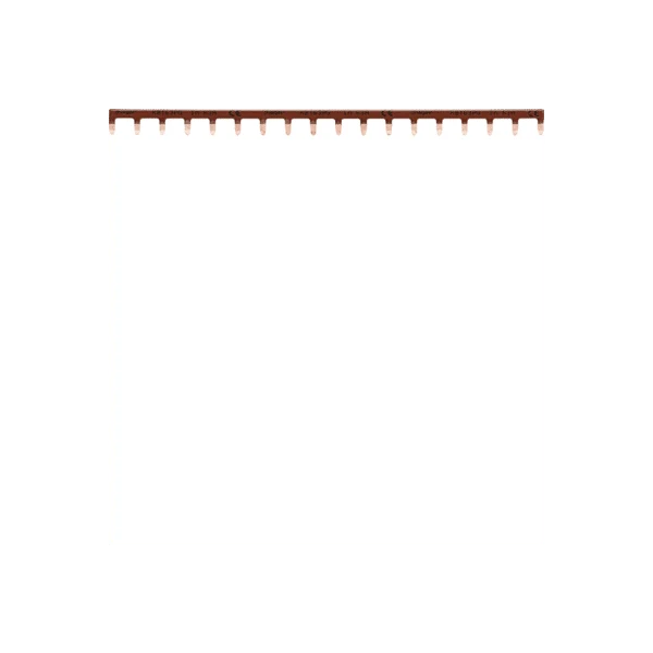 Barre pontage 1P 10mm² marron 18M HAGER KB163PG