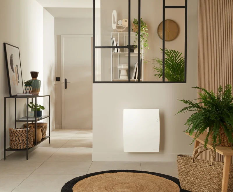 Radiateur électrique AGILIA 4 connecté 1000W - chaleur douce blanc - Atlantic 503122