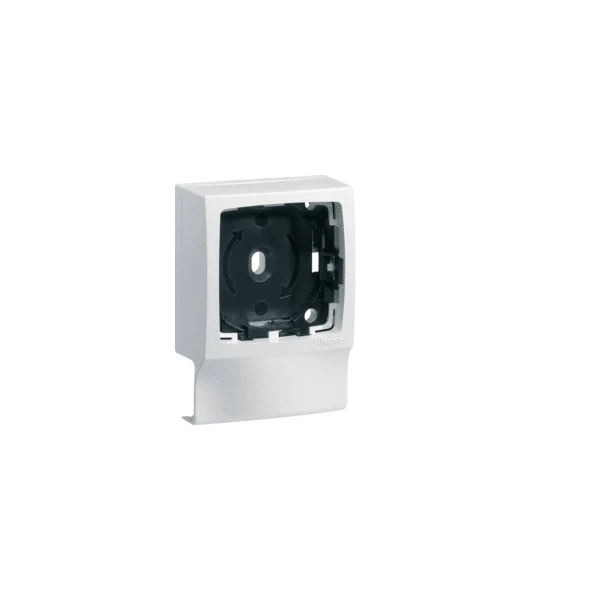 Support pour appareil saillie legrand 12x50mm blanc paloma HAGER ATA12519/9016