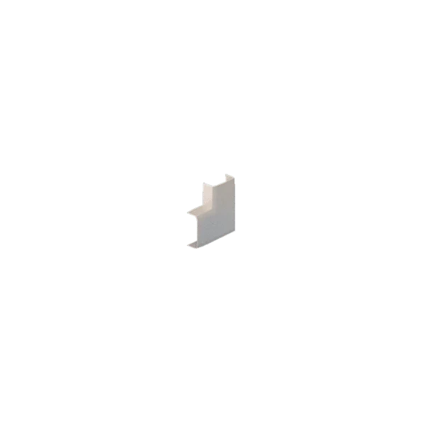 Angle plat 12x50mm blanc paloma HAGER ATA12505/9016