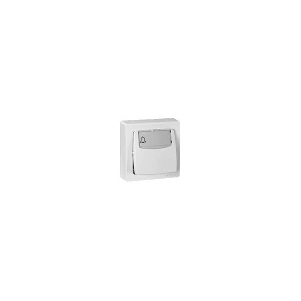 Poussoir porte étiquette appareillage saillie complet 6A Blanc LEGRAND 086009L