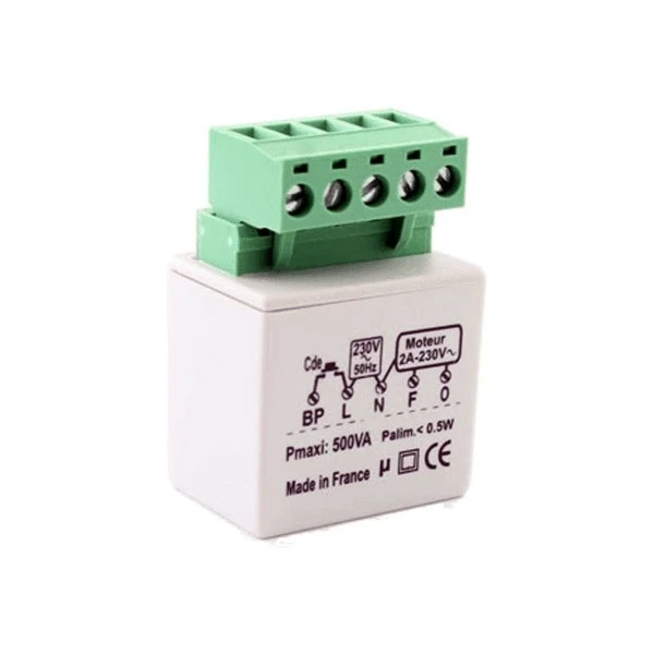 Micromodule volets roulants encastré 500W MVR500E - Yokis 5454090