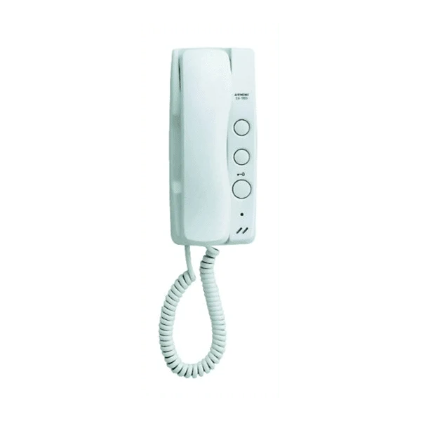 Combiné audio 2 fils avec un 2ème BP de cde (+ 2 fils). AIPHONE DA1MD