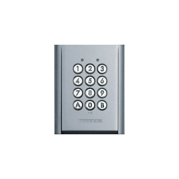 Clavier anti vandalisme saillie - rétro-éclairé 100 codes - 2 relais Aiphone AC10S