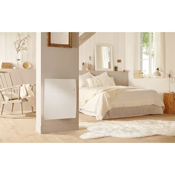 Radiateur électrique AGILIA 1250 W connecté blanc horizontal - Atlantic 503112