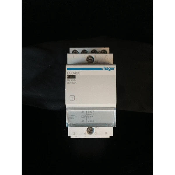 Contacteur 25A 4F 230V HAGER ESC425