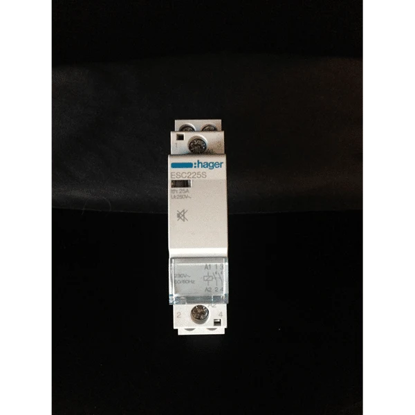 Contacteur Silencieux 25A 2F 230V HAGER ESC225S