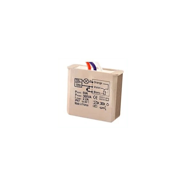 Télérupteur encastré 500W MTR500E - Yokis 5454050