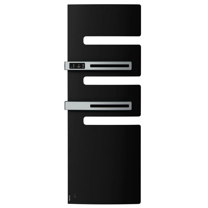 Atlantic sèche-serviettes Serenis 1750W connecté anthracite soufflerie mât à gauche 850530