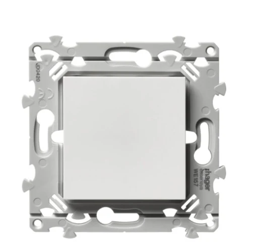 HAGER Essensya Obturateur blanc WE157