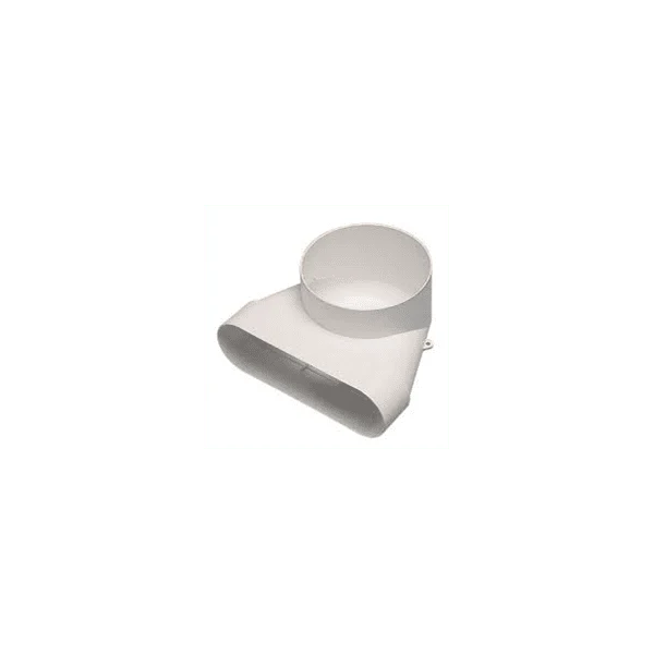 Minigaine coude mixte vertical - 60x200 D125mm - ALDES 11023975