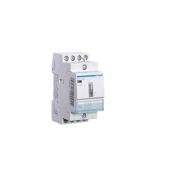 Contacteur commande manuelle 25A 4O 230V HAGER ERC426