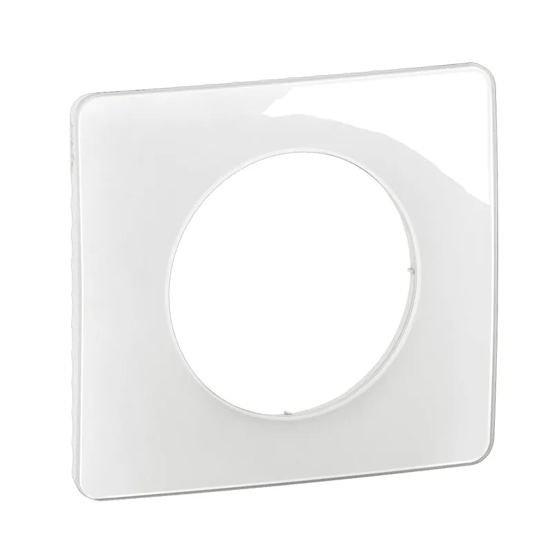 Céliane - plaque de finition 1 poste blanc émaillé - Legrand CP0001