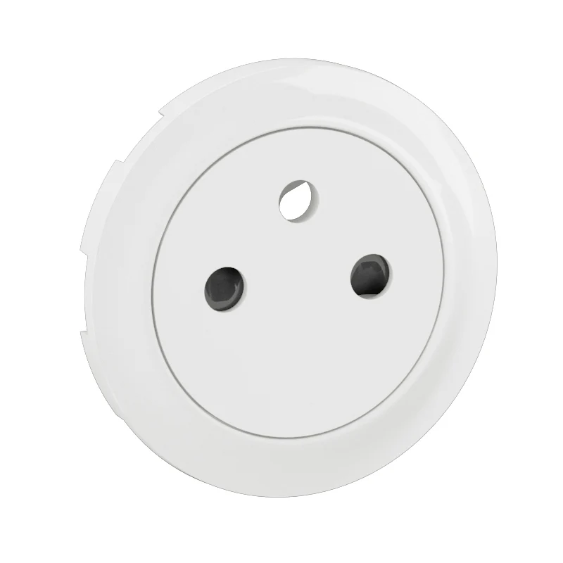 Céliane - enjoliveur prise de courant 2P+T - surface blanc - Legrand CB0111