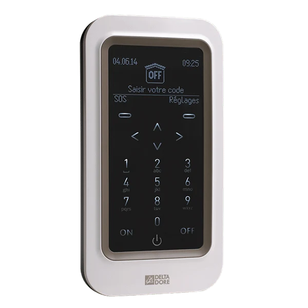 Clavier radio avec écran tactile CLT 8000 Tyxal+ DELTA DORE 6413252