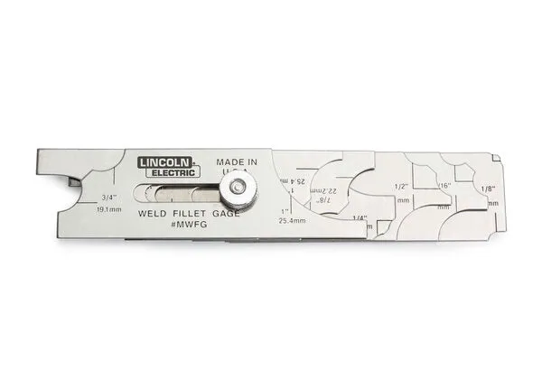 WELD FILLET GAUGE STAINLESS STEEL
