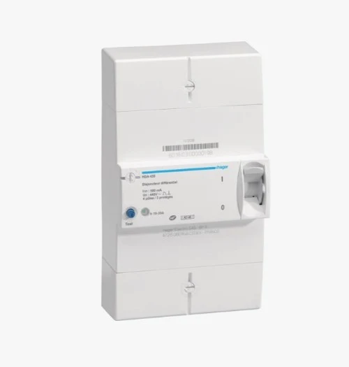 Disjoncteur de branchement différentiel 4P 10/30A 500mA instantané HAGER HDA430