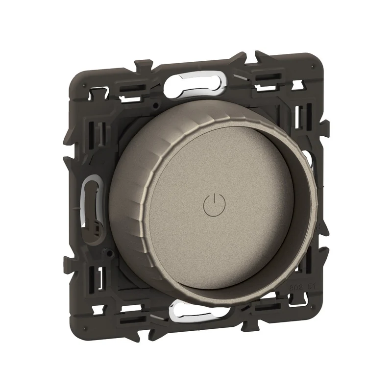 Céliane variateur filaire connecté Rotary - titanium - Legrand CT1408