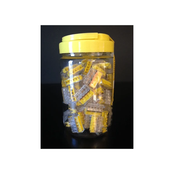 Bornes de connexion jaune 5 entrées 2.5mm² EUROHM 70055