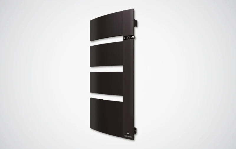 Sèche-serviettes électrique Sensium 1750W connecté - mât à gauche noir pailleté - enceinte Cabasse - Atlantic 814121