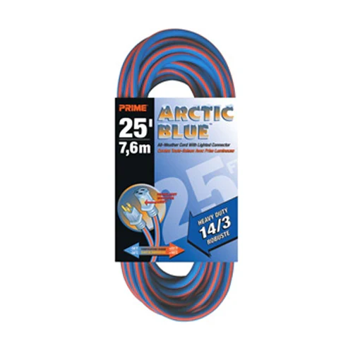 RALLONGE 25 FT 14/3 SJEOW BU/OR ARCTIC B PRILT530725