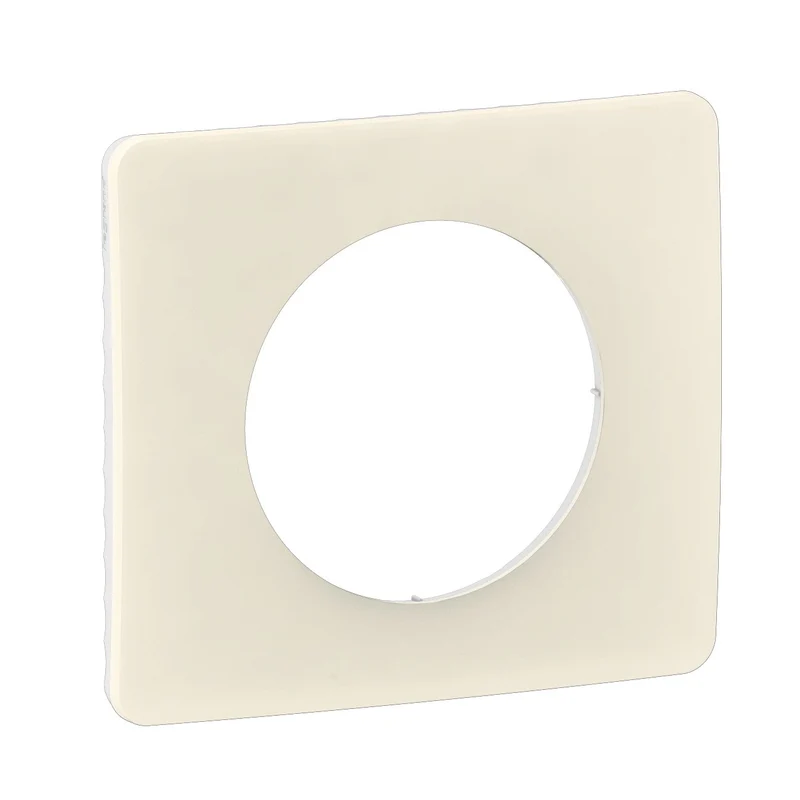 Céliane - plaque de finition 1 poste blanc amande - Legrand CP1101