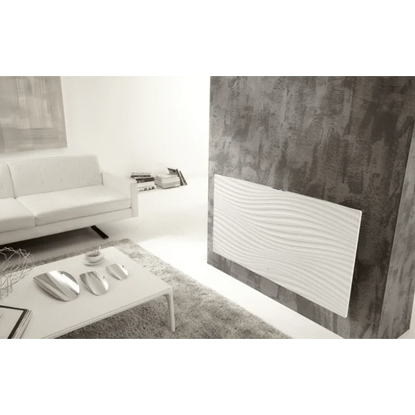Radiateur Irisium 1000W pilotage intelligent connecté horizontal blanc - Atlantic 603110