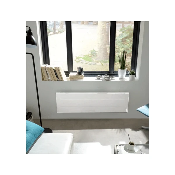 Radiateur Oniris 1000W plinthe - pilotage intelligent connecté blanc - Atlantic 602110