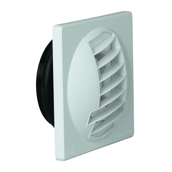 Bouche d'extraction BAP Color 45-105 m3/h- diamètre 116 mm-blanche ALDES 11019146
