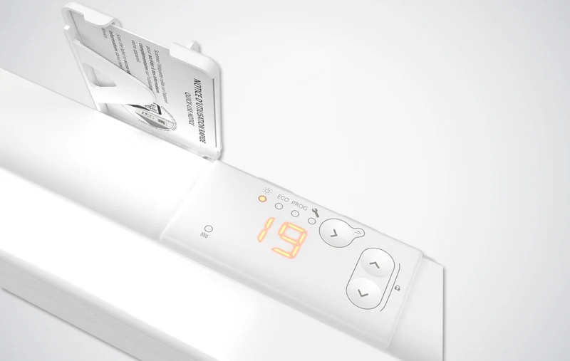 Convecteur électrique F617 digital 1500W blanc - Atlantic 561733