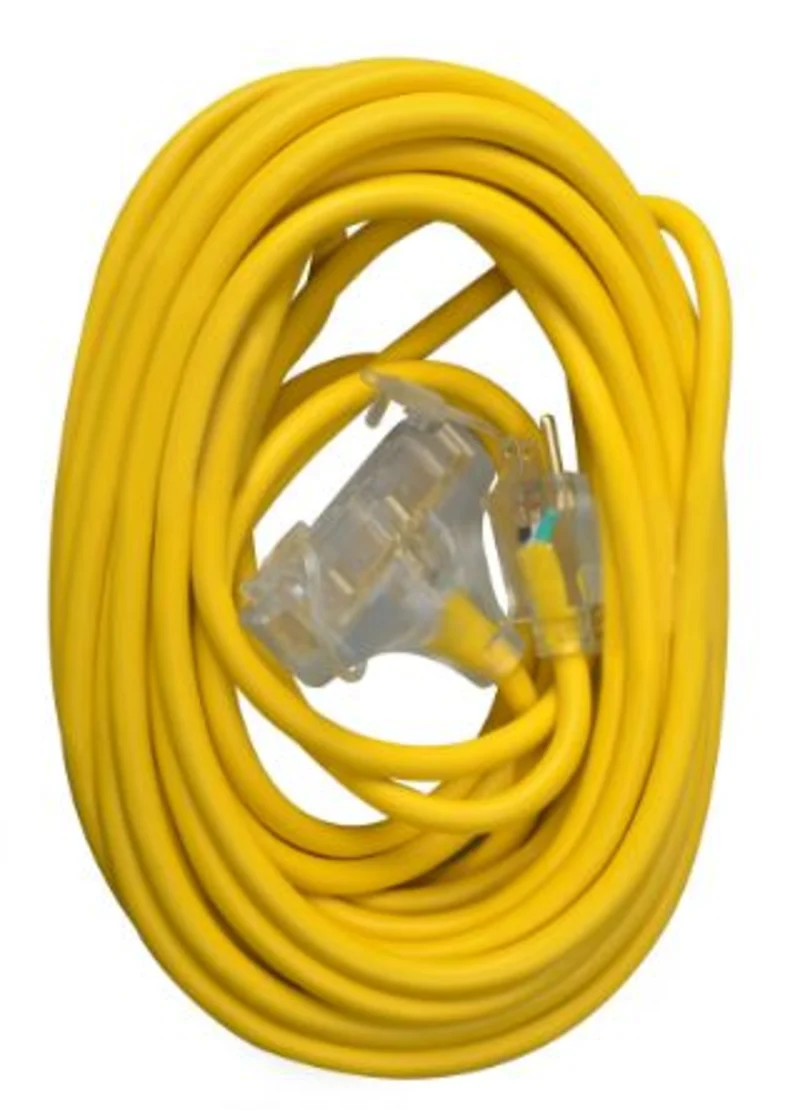 RALLONGE 12/3 50' JAUNE -40 TRIPLE SOUTHWIRE 4188SW8802