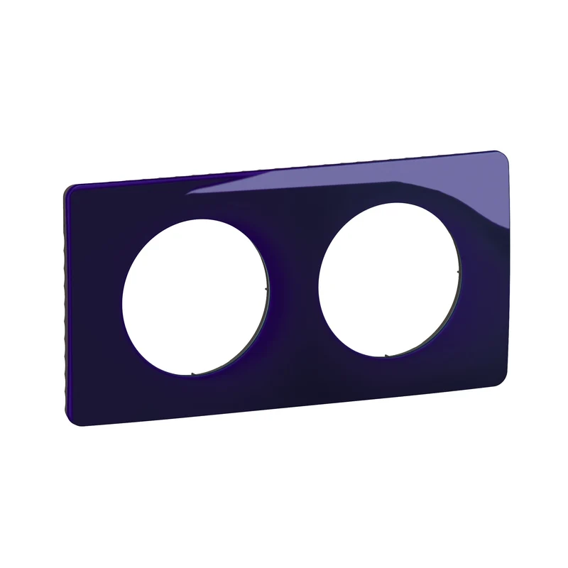 Céliane - plaque de finition 2 postes bleu de four - Legrand CP0302