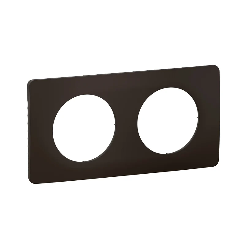 Céliane - plaque de finition 2 postes noir mat - Legrand CP0102