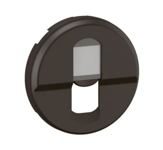 Céliane - enjoliveur prise simpe RJ45 noir - Legrand CN0346