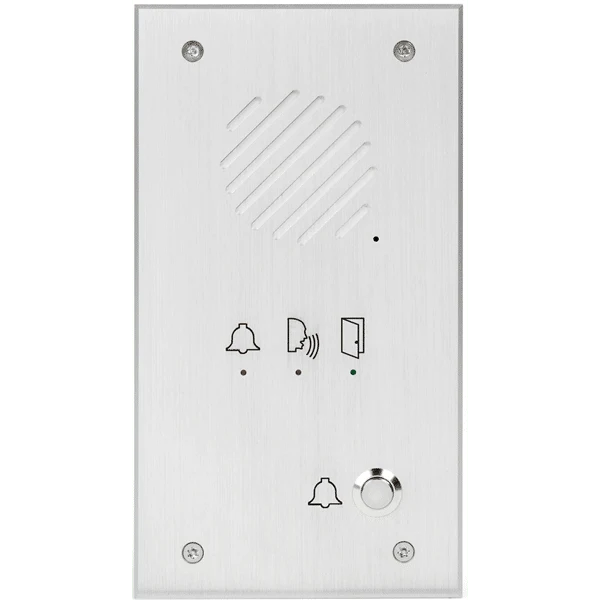 Platine de rue téléphonique encastrée 1 appel TLI1