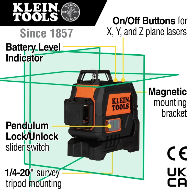 LASER VERT KLEIN 93CPLG