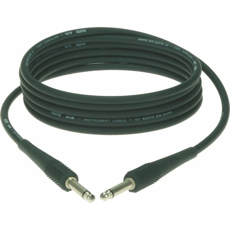KIK INSTRUMENT CABLE NOIR 2M JACK 2P - JACK 2P METAL