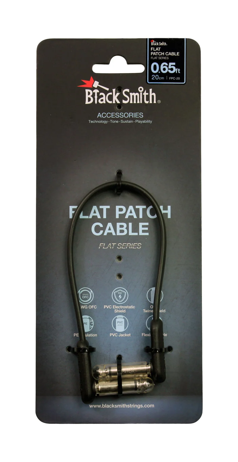 Cable Patch 0.20M Jacks Coude