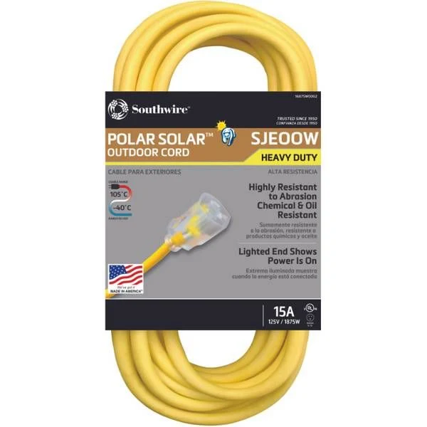 RALLONGE 12/3 25' SIMPLE FLEX 1687SW0002