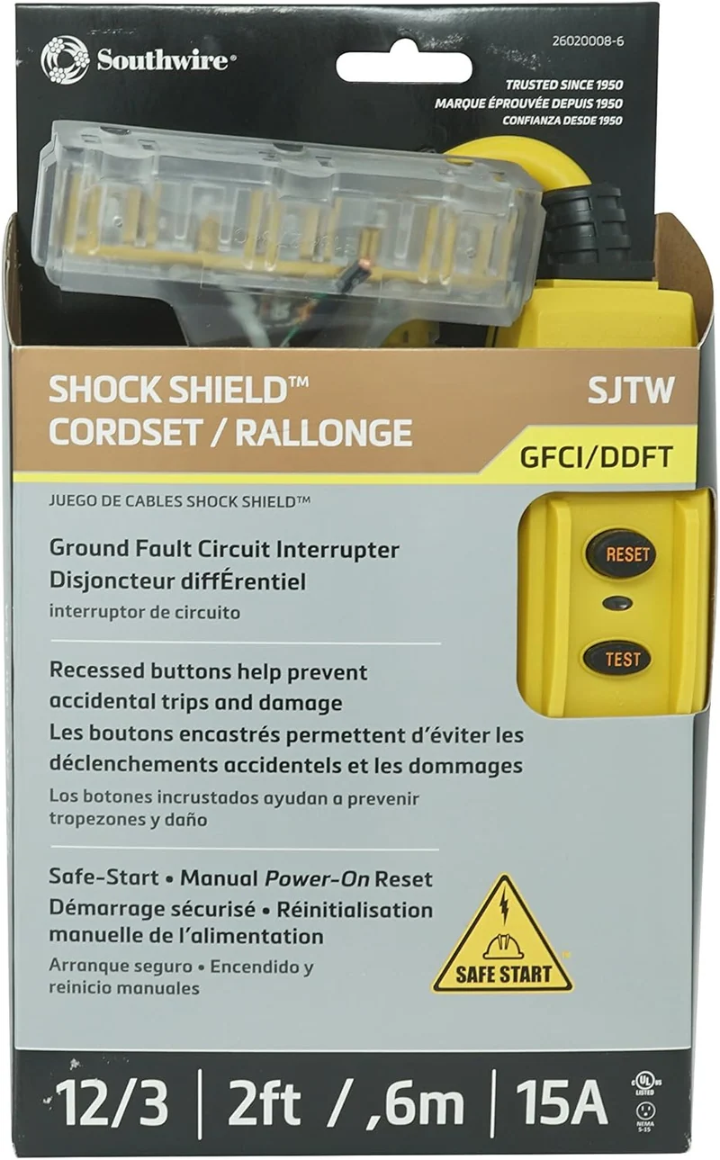 EXTENSION 2' AVEC DISJONCTEUR SOUTHWIRE 26020008-6
