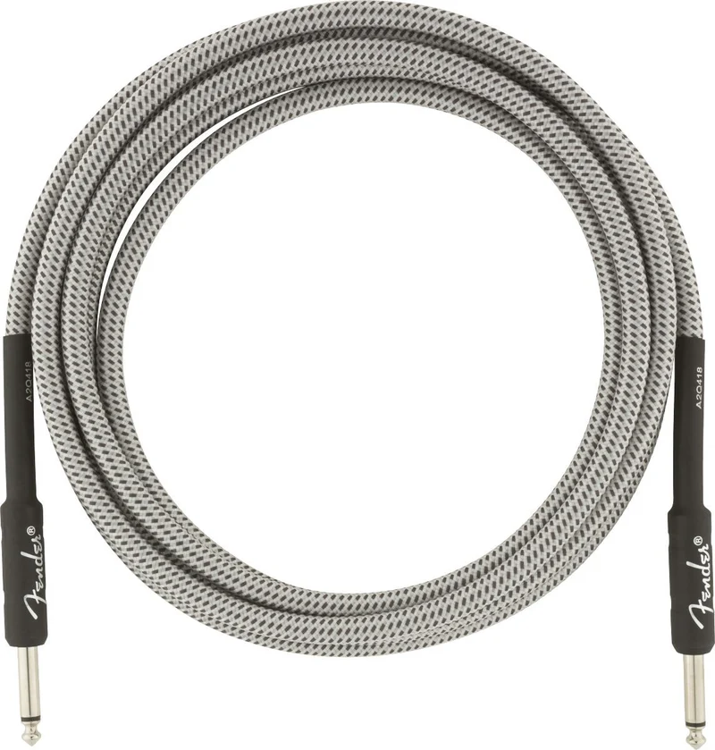 3m Professional Instrument Cable White Tweed