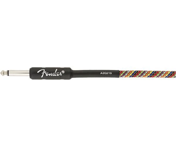 5,5m Festival Instrument Cable Pure Hemp Rainbow